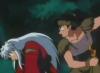 Koga hitting on Inuyasha