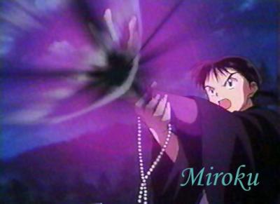 Miroku the pervert actually not groping a woman's butt?!!!